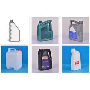 vyfukovaný kanystr na motorový olej