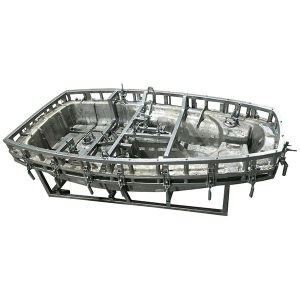 forma pro rotační tváření trupu lodi