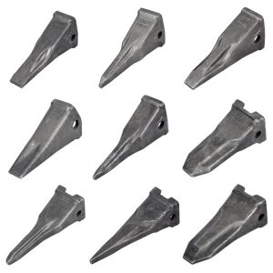 kované zuby lopaty bagru