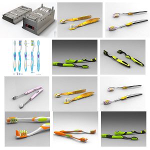 formovací lis na zubní kartáčky